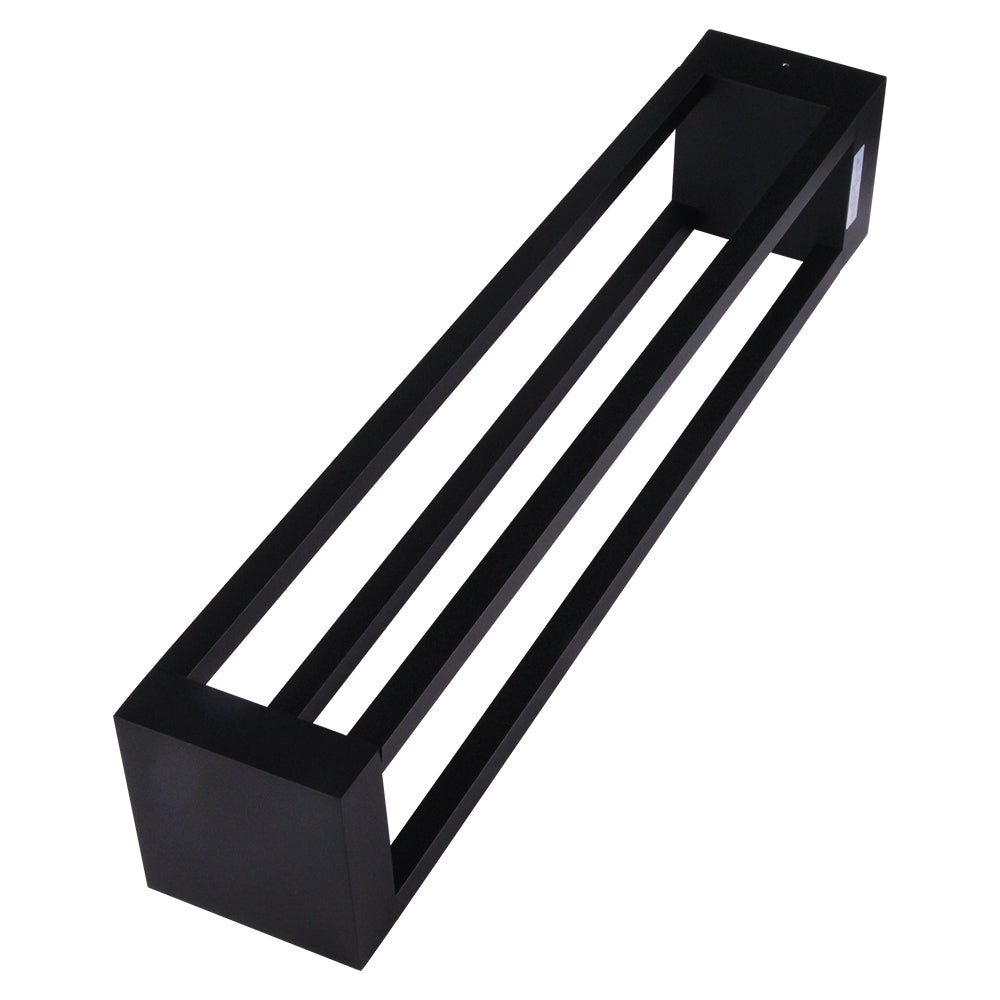 LED outdoor bollard light LINDEN 600, 7W, 360°, 3000K, 110x110x600mm, IP65, black