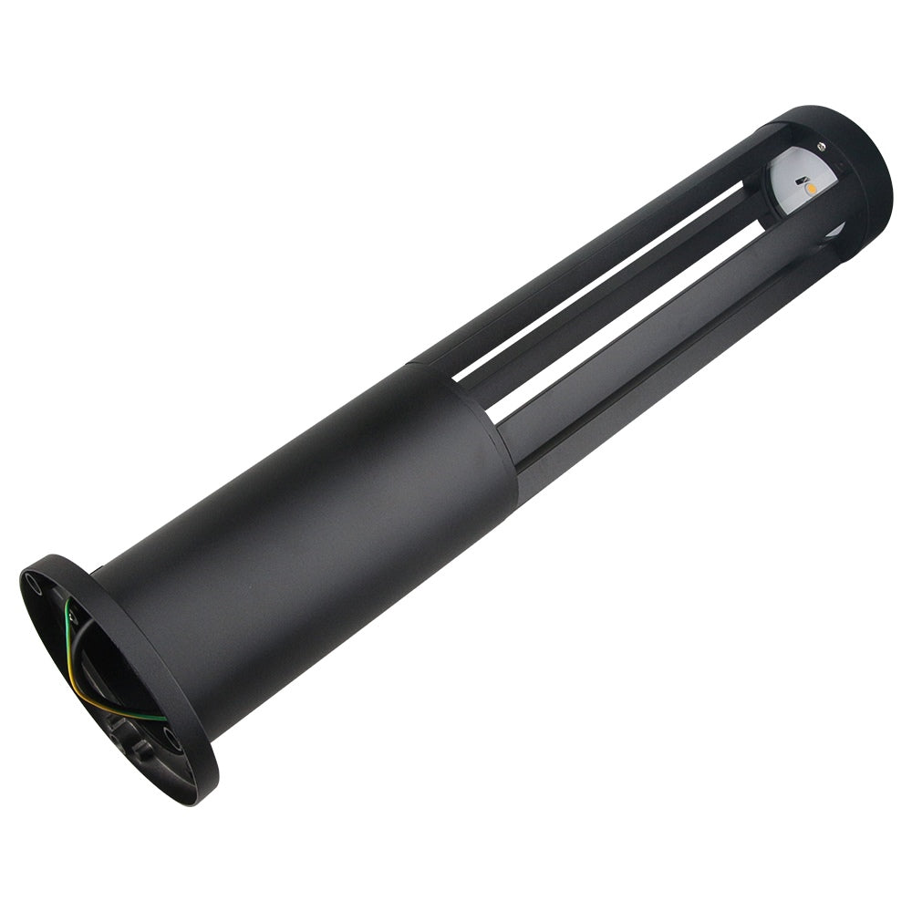 LED outdoor bollard light LINDAU 600, 7W, 360°, 3000K, Ø105x600mm, IP65, black