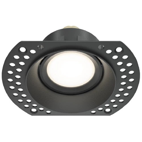 Recessed light ULT built-in directable round MR16, Ø80(118)x42mm, black