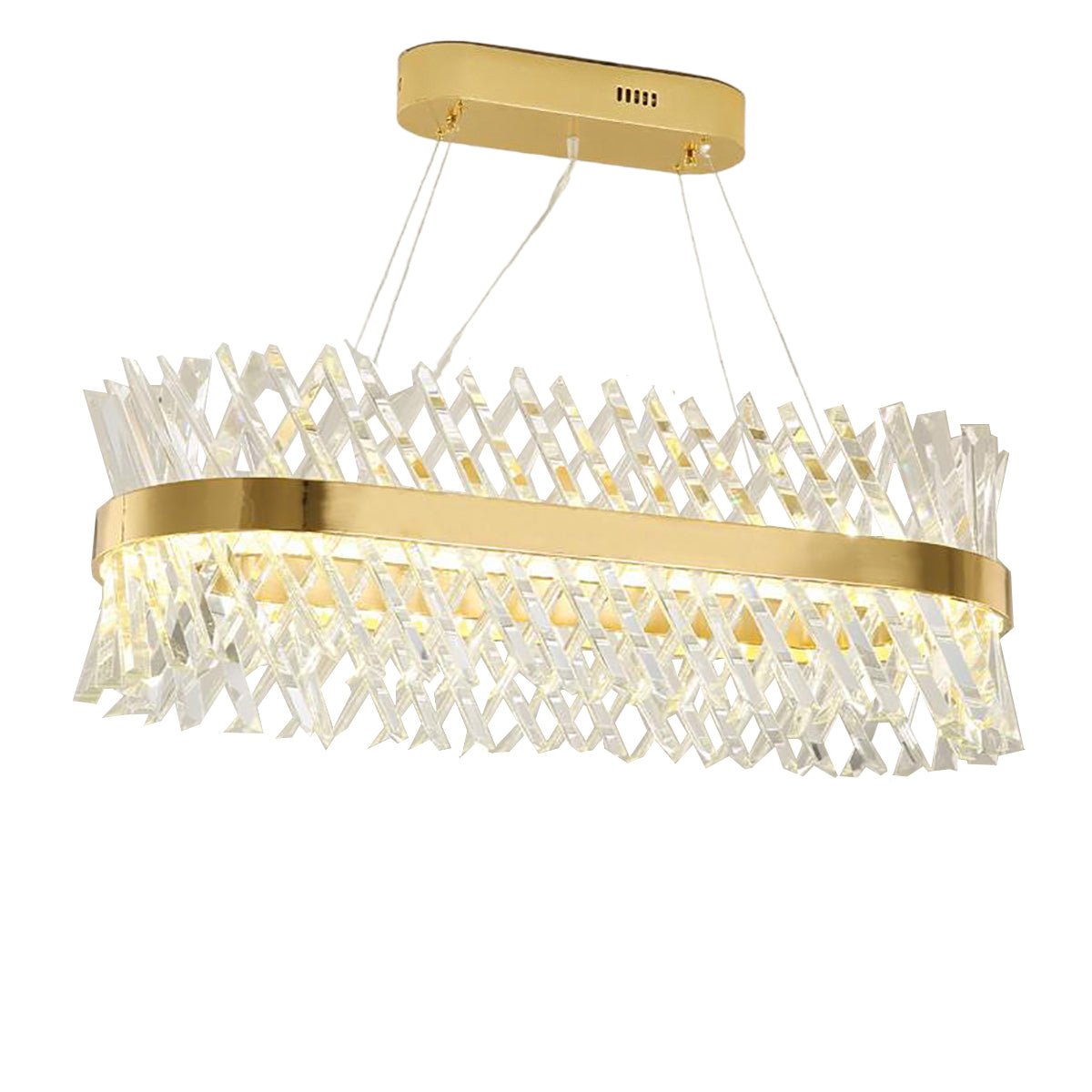 Ayaz Chandelier - Single Bulb, Gold