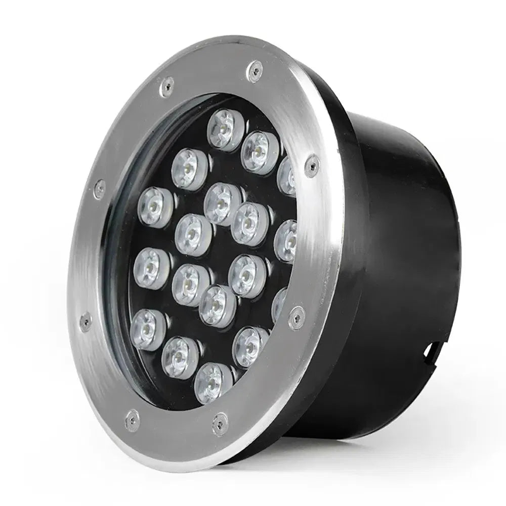 UP LIGHT 36W  Outdoor IP67 Recessed Ground Light AC85-265V for Yard, Walkway, Patio, Step, Path, Villa Underground Lights  Warm White, Size : 36W) 3000K