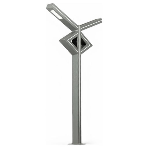 Outdoor City Pole Light 2*30W + 95W LED Profile