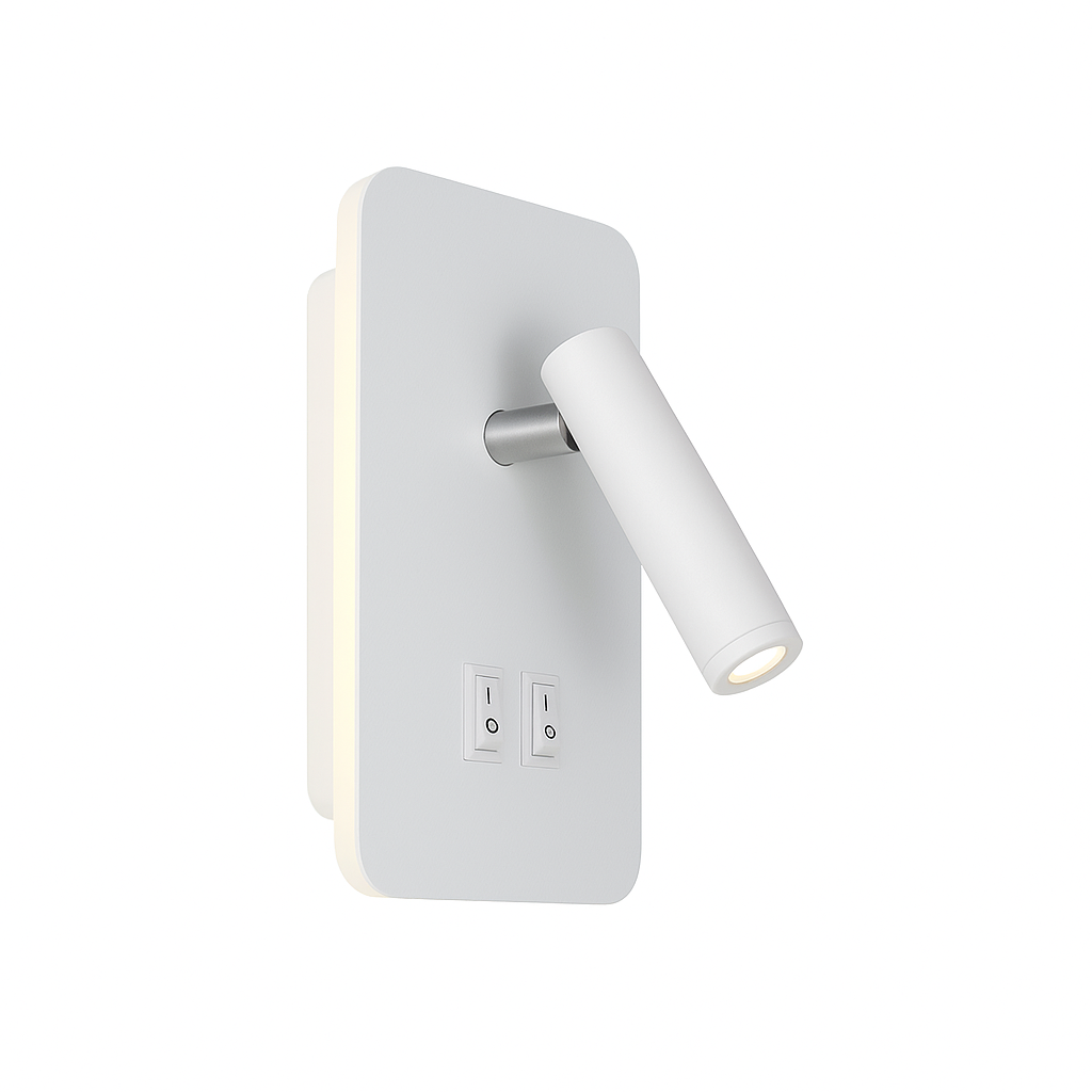 Bedside Reading Wall Lamp 6W + 3W 3000K - ULT002