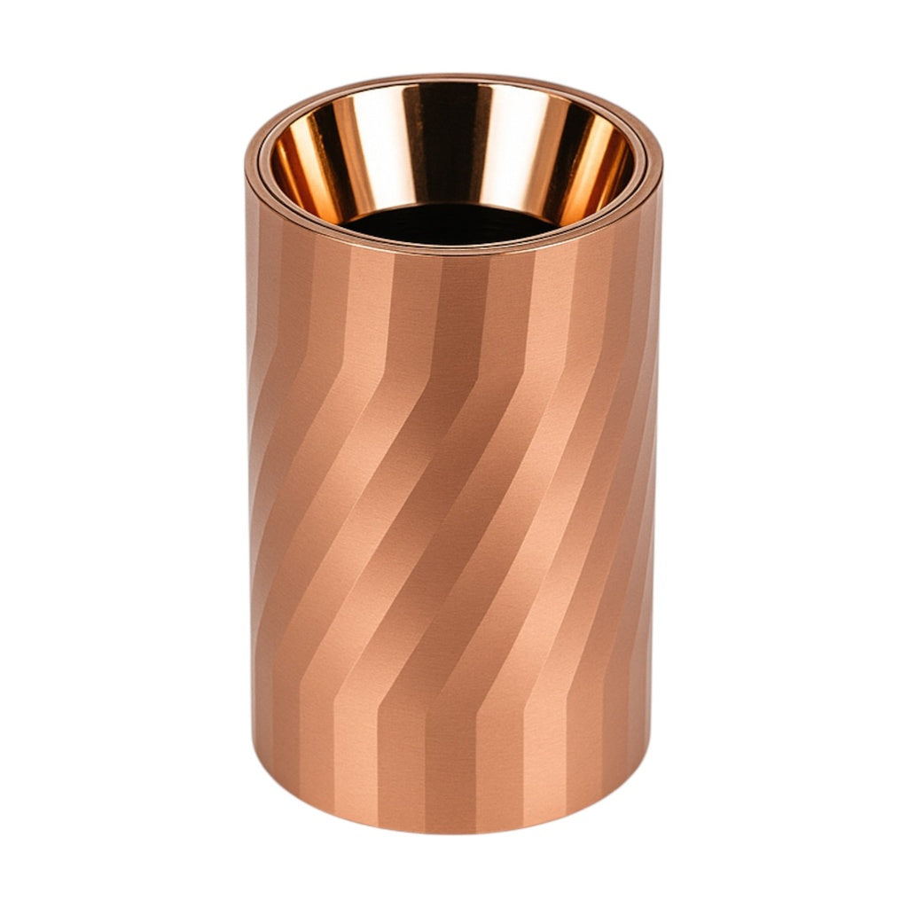 Downlight Cylinder Spiral Effect - Aluminum with Plastic Reflector- Empty MR16