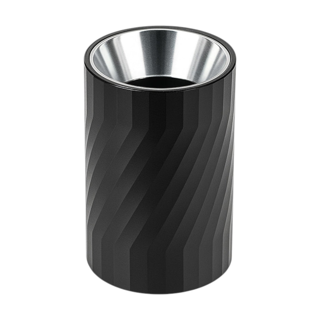 Downlight Cylinder Spiral Effect - Aluminum with Plastic Reflector- Empty MR16