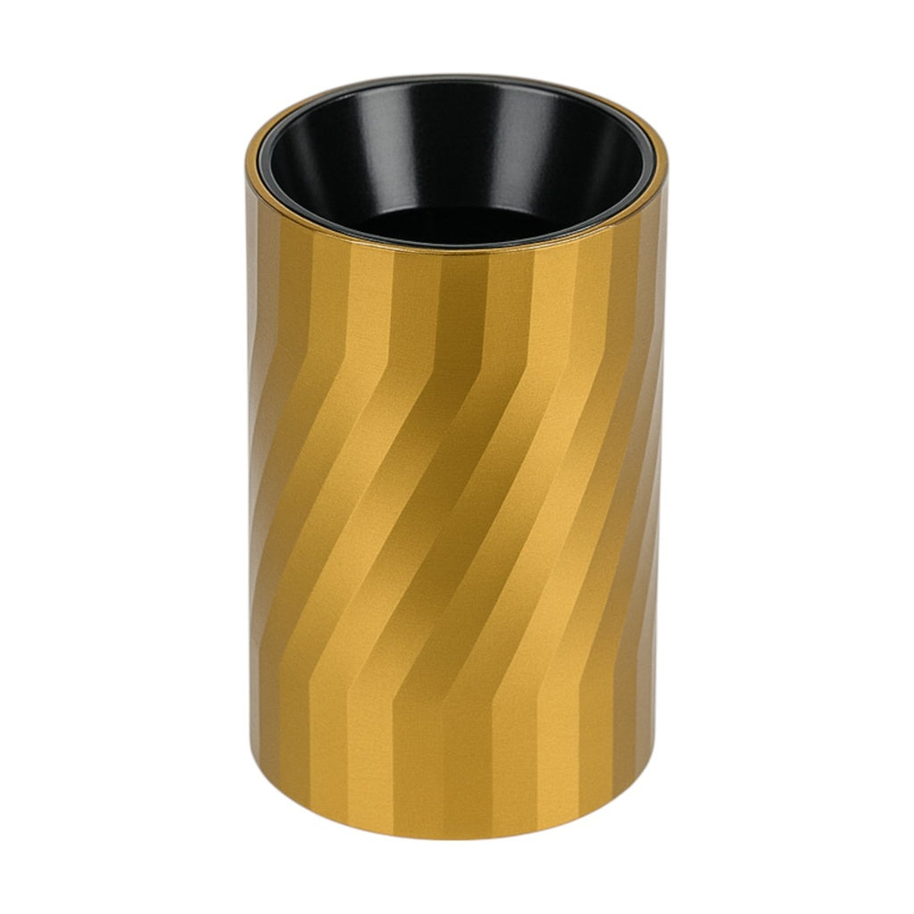 Downlight Cylinder Spiral Effect - Aluminum with Plastic Reflector- Empty MR16