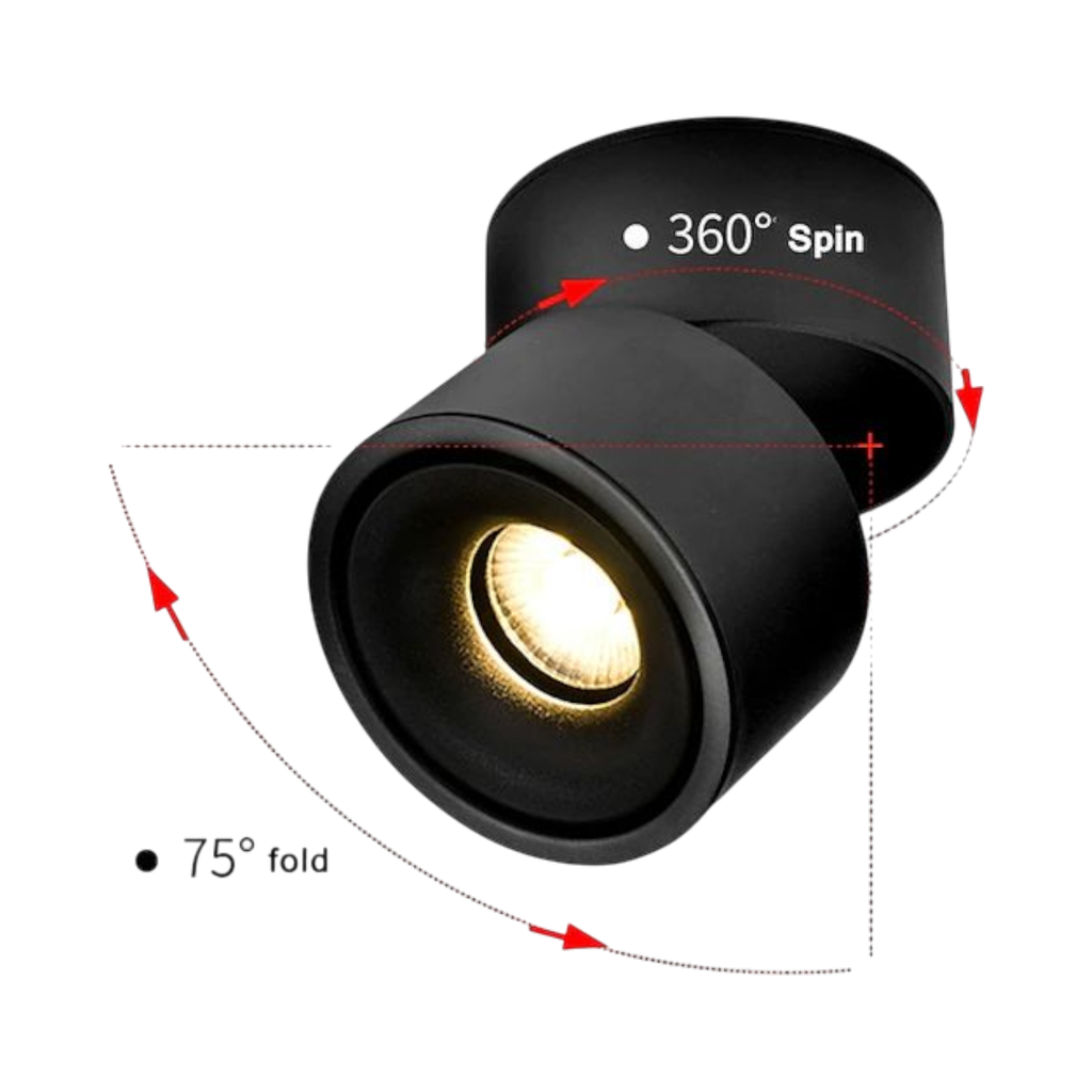 Foldable Downlight Cylinder 15W 3000K