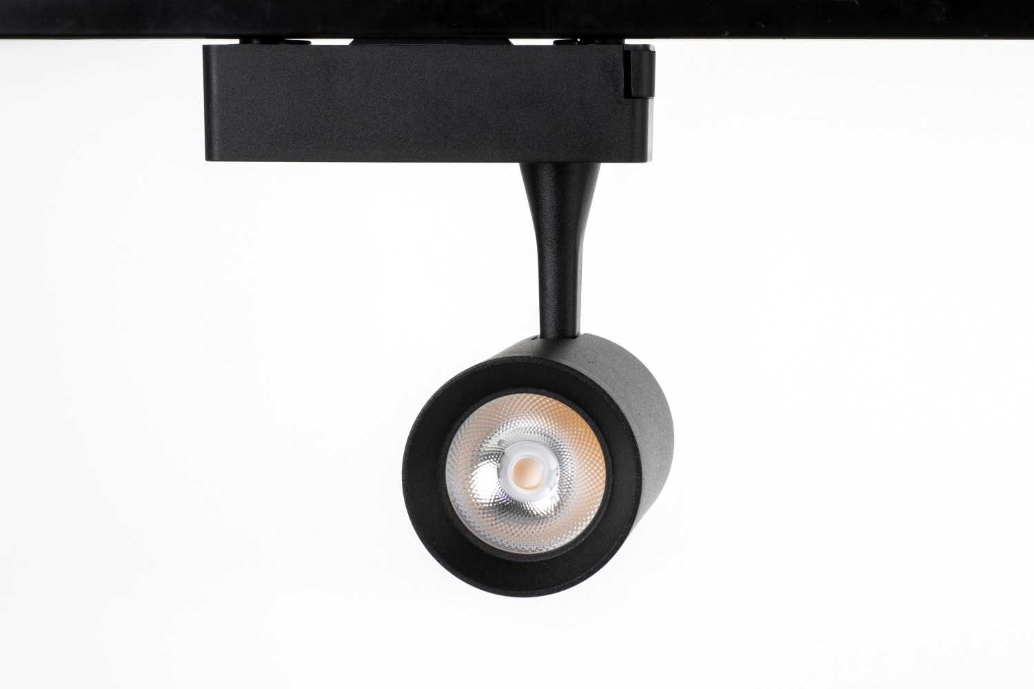 LED track light HAMBURG 10W, 3000K, 1F, black