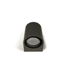 LED outdoor light HAMM GU10 round, IP44, grey