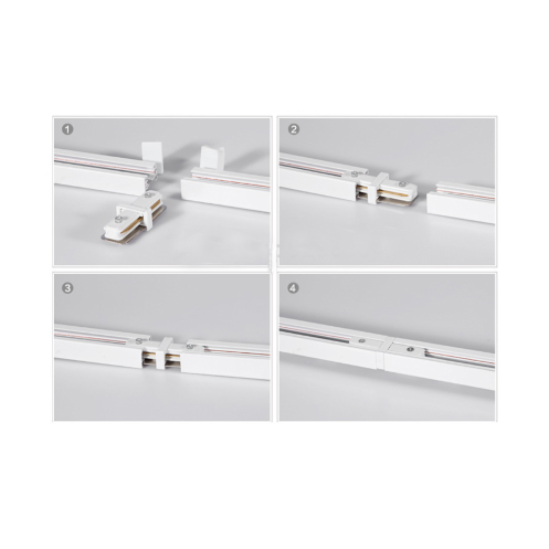 1 phase track 1,5m, white