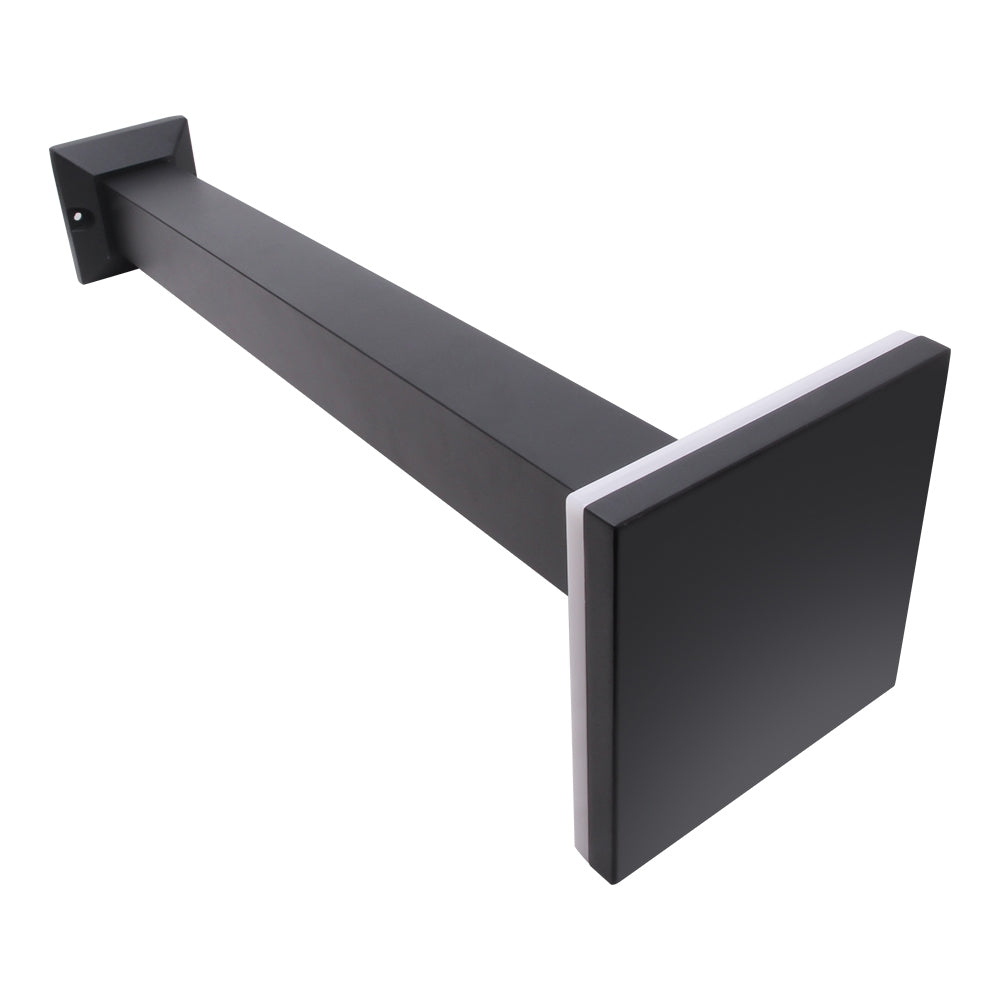 LED outdoor bollard light MENDIG, 12W, 360°, 3000K, 150x150x600mm, IP65, black