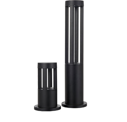 LED outdoor bollard light LINDAU 600, 7W, 360°, 3000K, Ø105x600mm, IP65, black