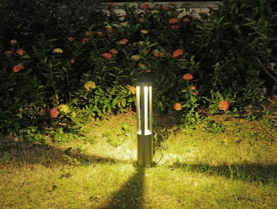 LED outdoor bollard light LINDAU 600, 7W, 360°, 3000K, Ø105x600mm, IP65, black
