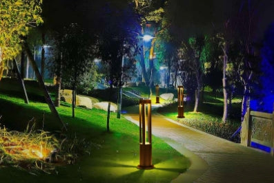 LED outdoor bollard light LINDAU 600, 7W, 360°, 3000K, Ø105x600mm, IP65, black