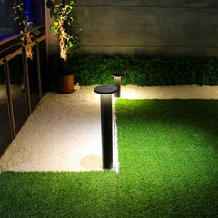 LED outdoor bollard light MENGEN 600, 12W, 360°, 3000K, Ø150x600mm, IP65, black