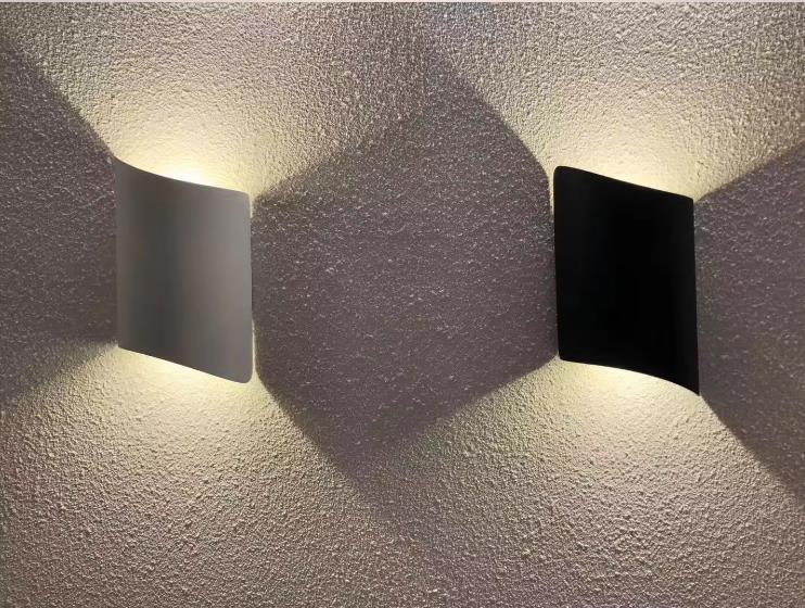 LED outdoor wall light AACHEN, 3+3W, 3000K, IP65, white