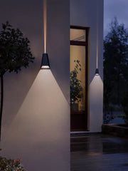 LED outdoor wall light GOSLAR, 3+3W, 3000K, IP65, black