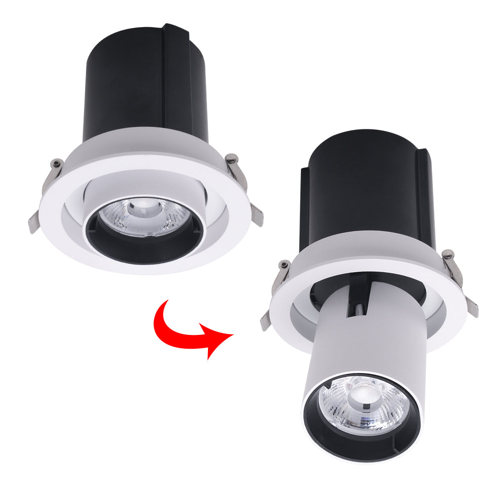 Stretchable LED Down light 12w - 3000k