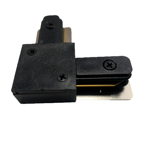 1 phase track connector L, black