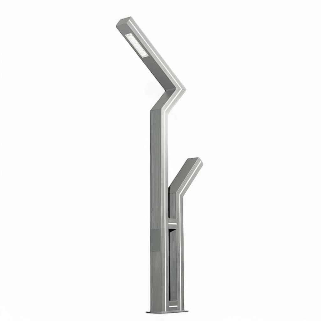 Outdoor City Pole Light ULT 2*30W + 100W LED Profile