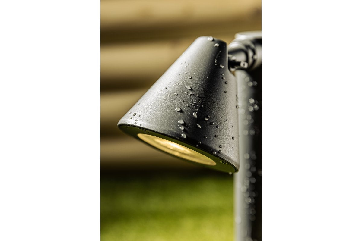 Garden light LUSTINO-P 80 GU10, 80cm, IP44, graphite grey