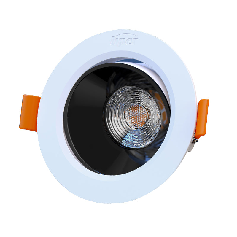 ULT Series Plastic Spot Light – 7W – Black Reflector – Ø88 mm