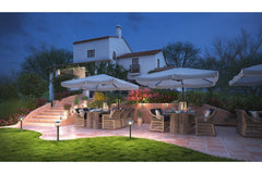 Garden light MARINA-PS E27, 30cm, IP54, bollard black