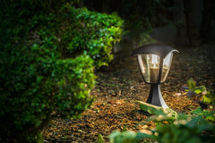 Garden light MARINA-PS E27, 30cm, IP54, bollard black