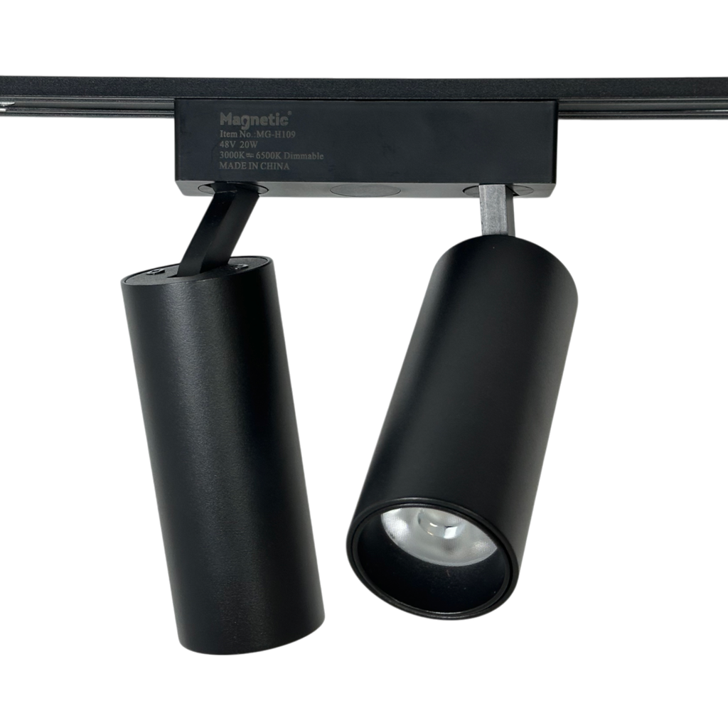 Ultra Slim Smart Magnetic Track Double Retractable Spotlight  10W*10W