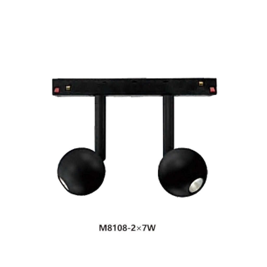 Magnetic spotlight ball track ULT  2*7W