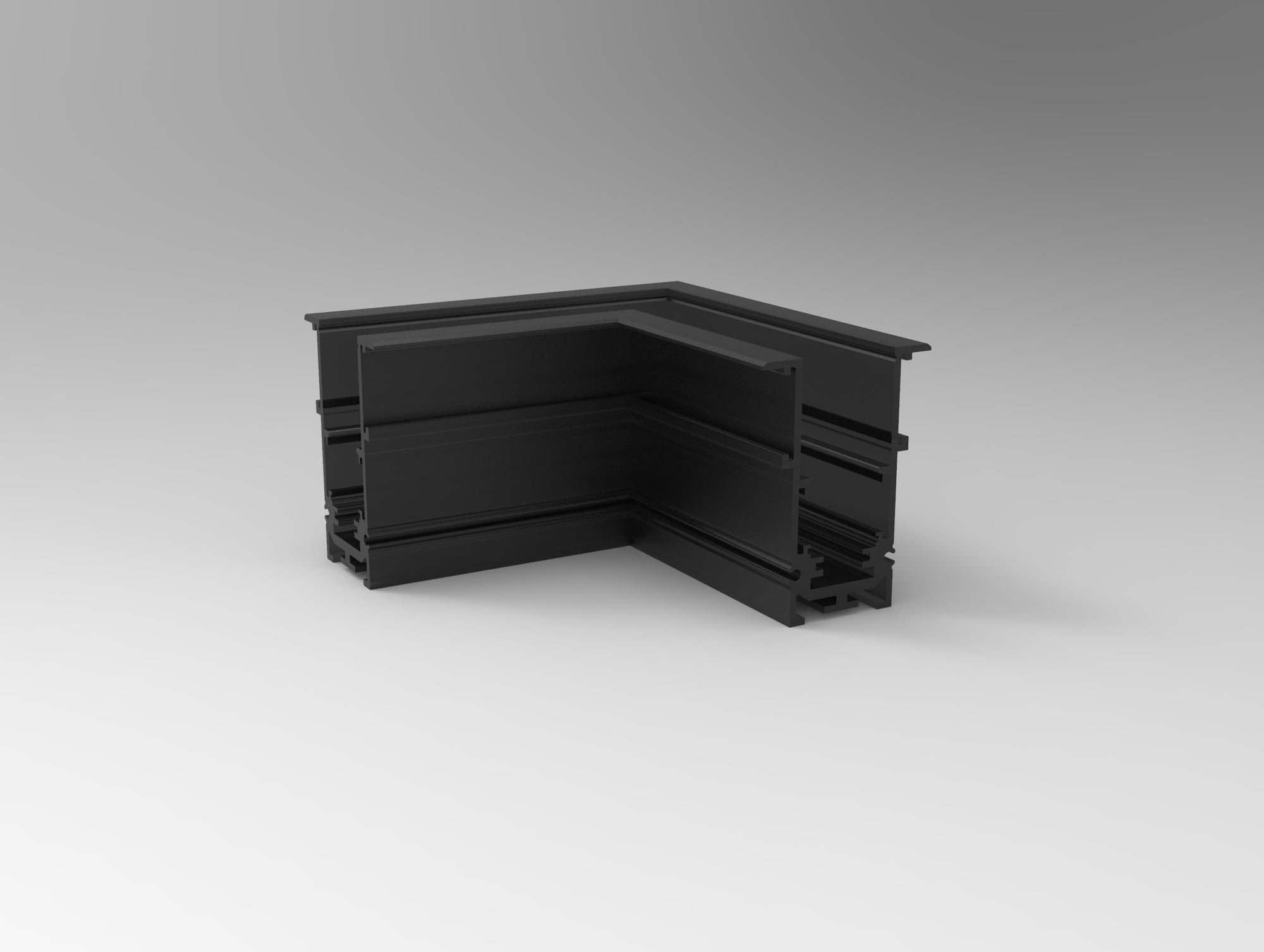 MAGNET track rail recessed light NOMANI L corner, black