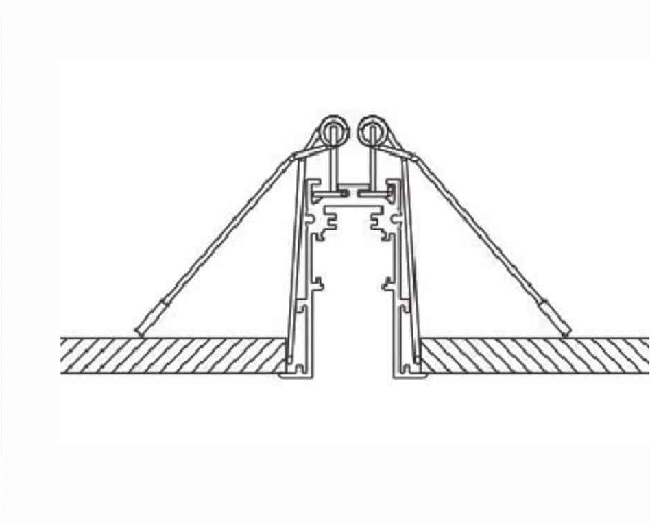 MAGNET track rail recessed NOMANI, 3m, black