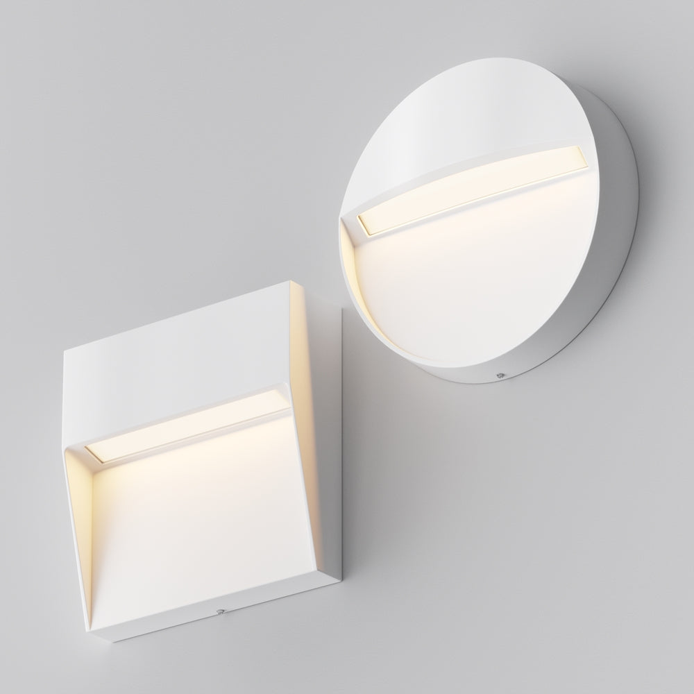 LED stair light ULT 3W, 3000K, 88°, IP54, Ø120x30mm, white
