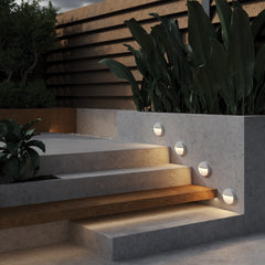 LED stair light ULT 3W, 3000K, 88°, IP54, Ø120x30mm, white