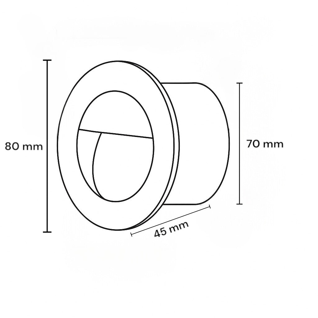 Round step light ULT 5W 3000K