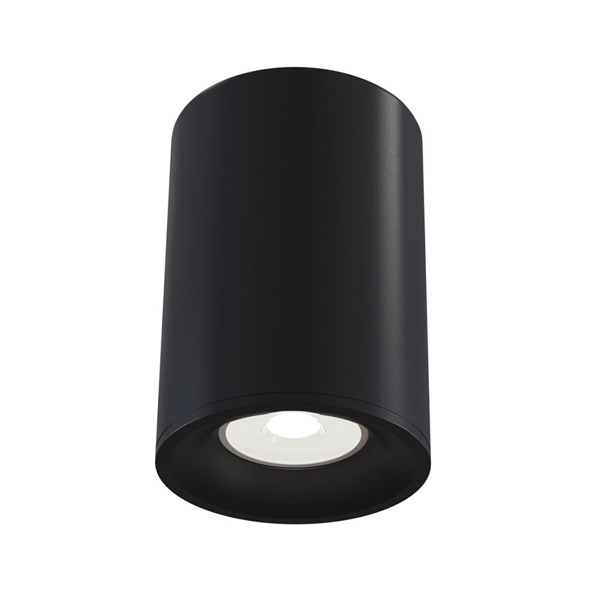 Surface light SLIM cylinder MR16, Ø85x115mm, black