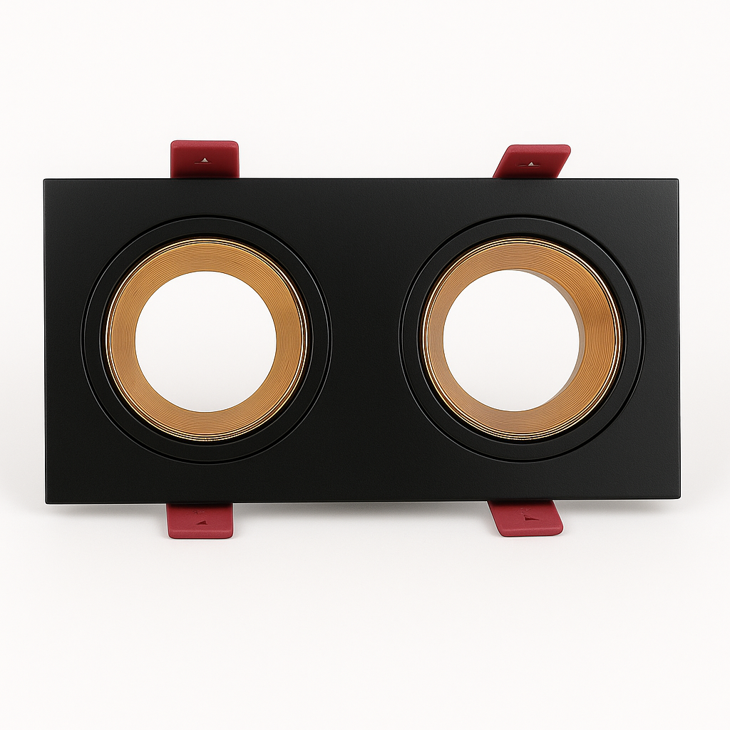 Spotlight Frame Flat with Rose Gold reflector- Aluminum - ULT