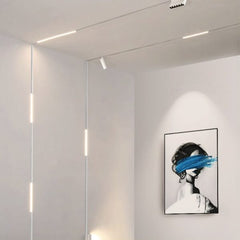 MAGNET LED track light linear FLOOD“I” FLEX 6W, 2700K, 110x105x22mm, white