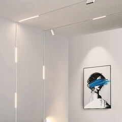 MAGNET LED track light linear FLOOD“I” FLEX 6W, 4000K, 110x105x22mm, white