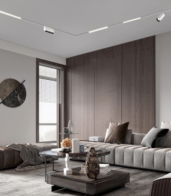 MAGNET LED track light YOKOHAMA 12W, 4000K, DALI DIM, Ø50x191mm, black