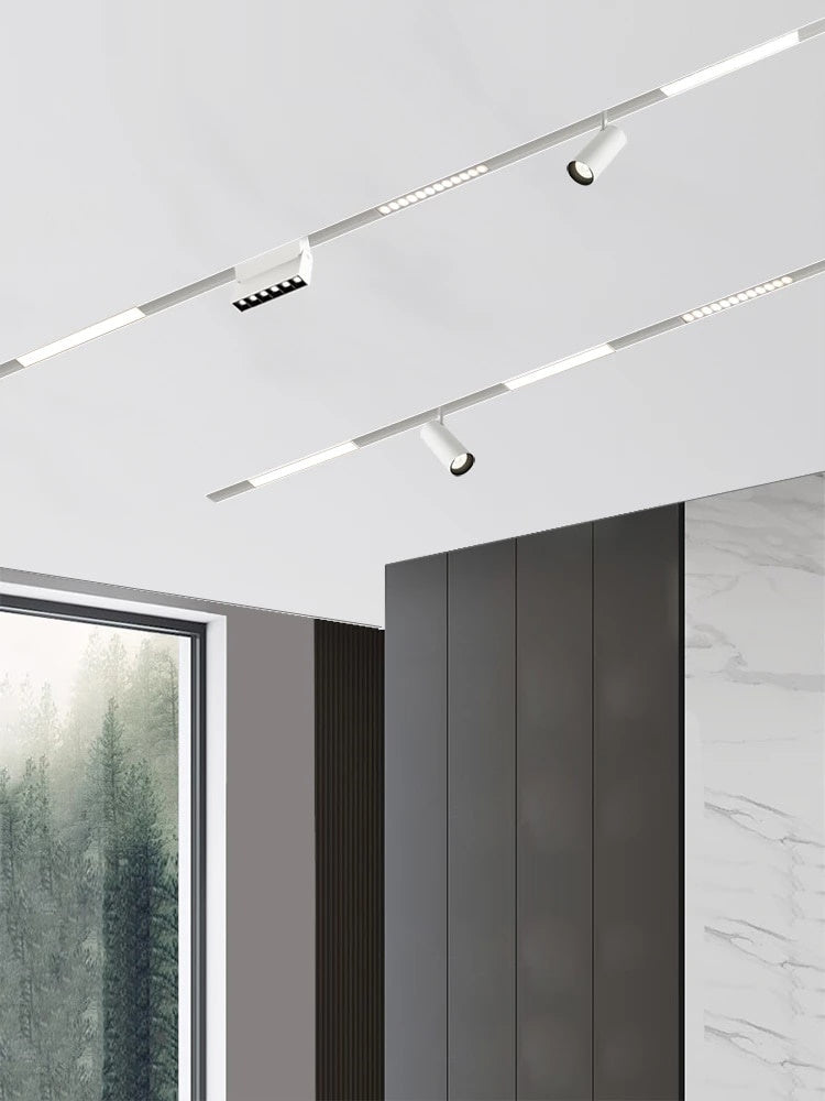 MAGNET track rail MIMI, recessed, 3m, white