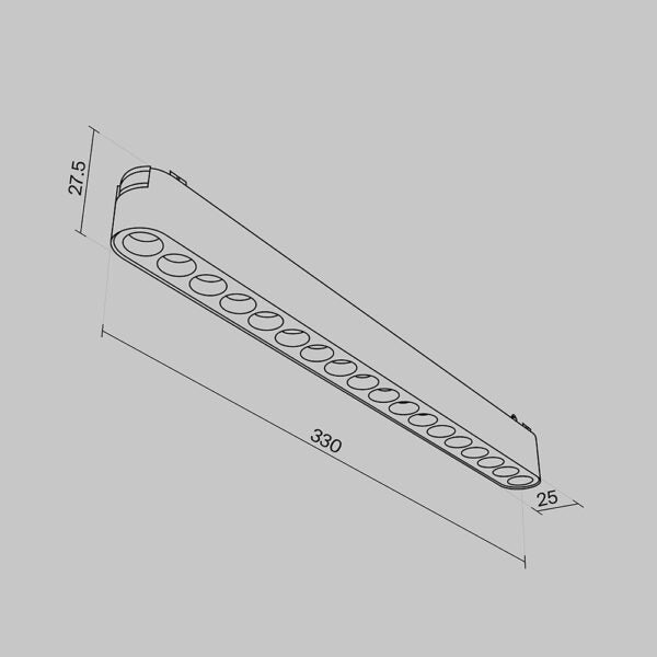 MAGNET LED track light POINTS SLIM 16W, 3000K, 36°, black