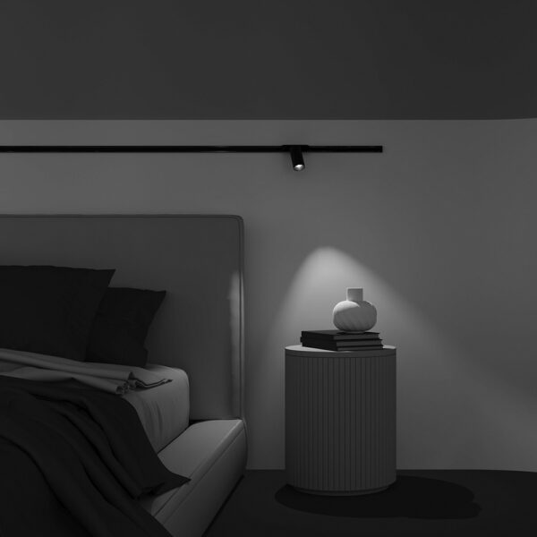 MAGNET LED track light FOCUS SLIM, 12W, 3000K, 36°, black