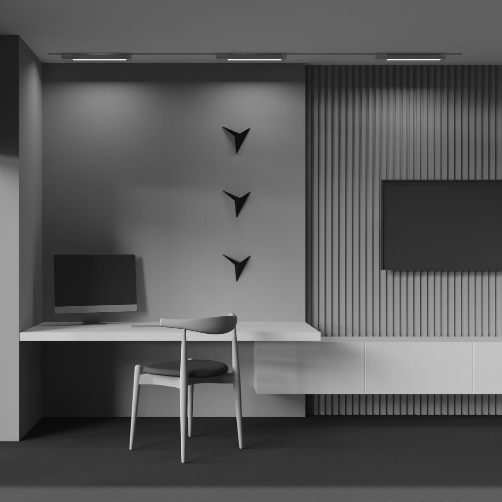 LED track light BASIS ROT 24W, 3000K, 110°, 1F, black