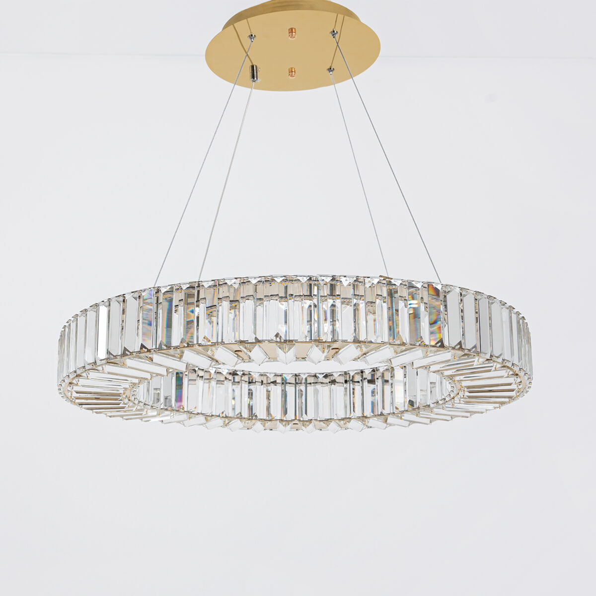 Arakis chandelier, 1 bulb, gold