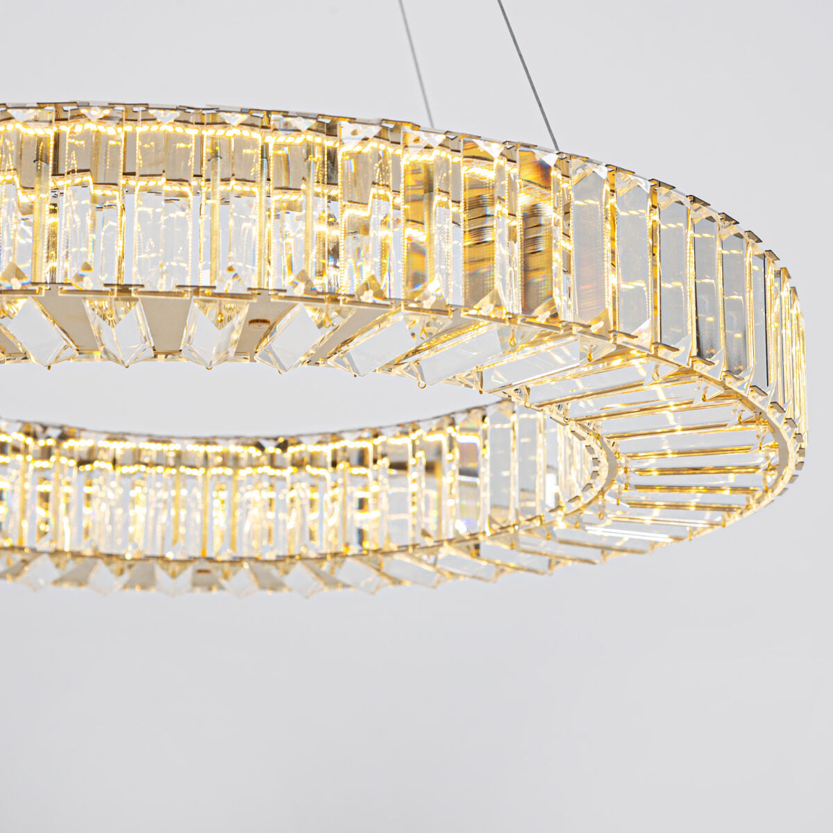 Arakis chandelier, 1 bulb, gold
