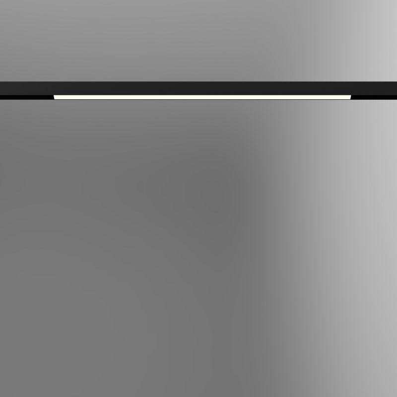 MAGNET LED track light linear FLOOD“I” 48W, 3000K, 1205x45x22mm, black