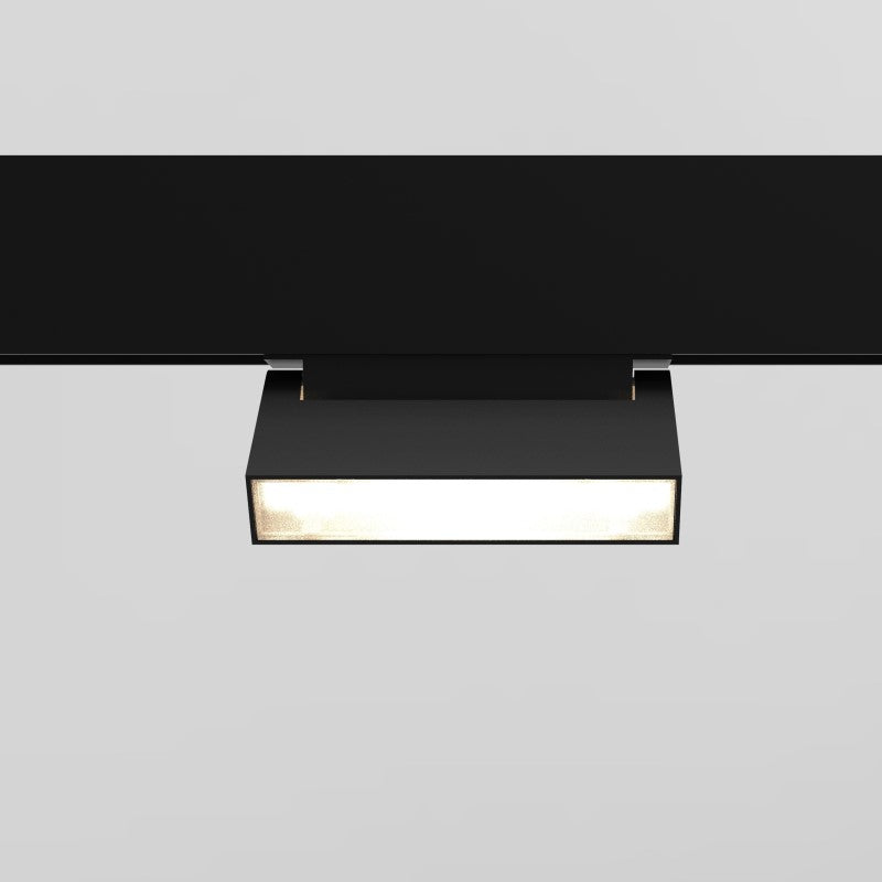MAGNET LED track light linear FLOOD“I” FLEX 6W, 2700K, DALI DIM, 110x105x22mm, black