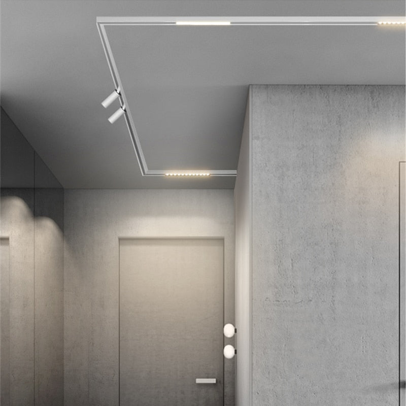 MAGNET track rail UENI, surface, 3m, white