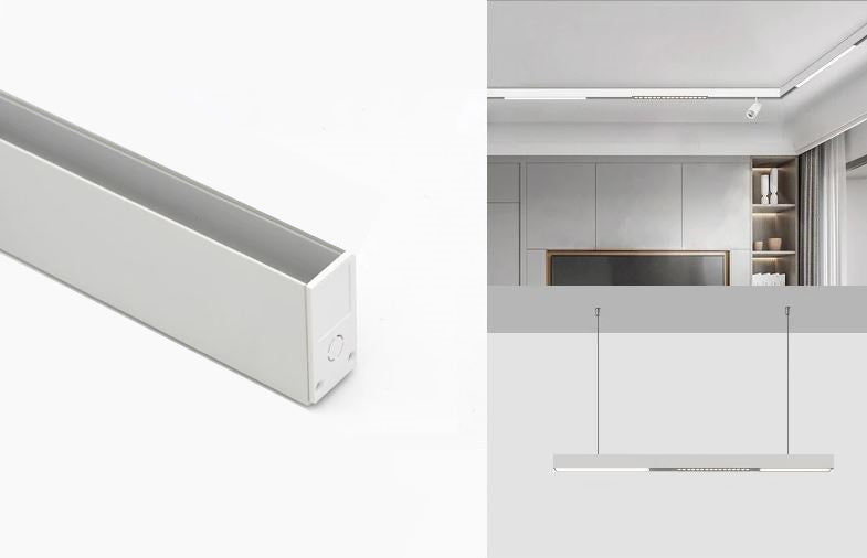 MAGNET track rail UENI, surface, 3m, white